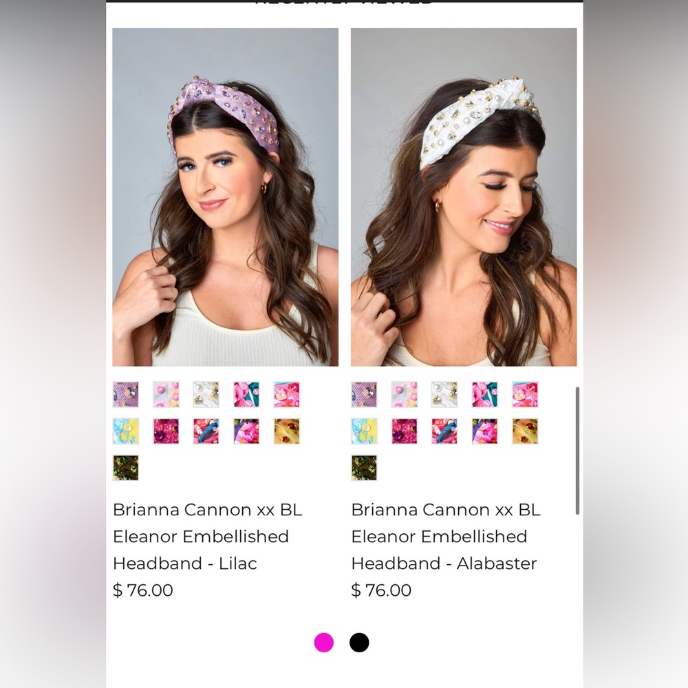 Purple Jeweled Headband